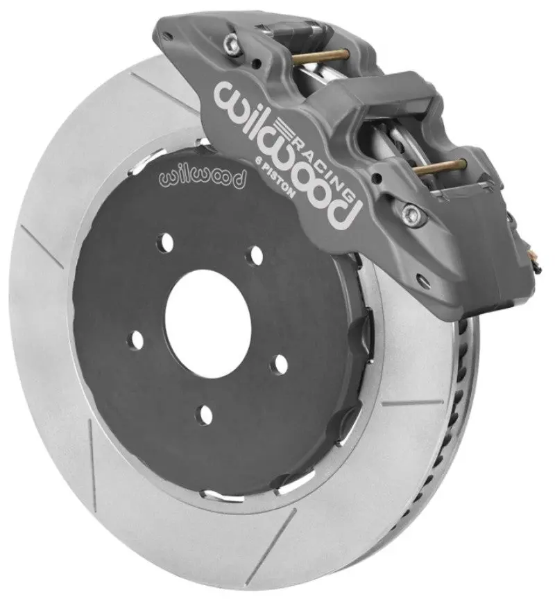 Wilwood Aero6r/St Front Big Brake Kit 14In Black Anodize 97-13 Chevrolet Corvette C5/C6 1