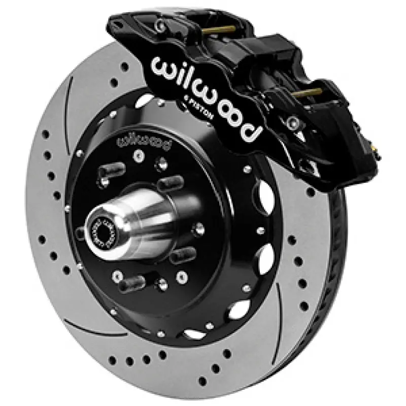 Wilwood Aero6r/St Front Big Brake Kit 14In D/S Black Powder Coat 79-88 Chevrolet Monte Carlo 1