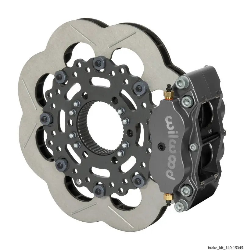 Wilwood Billet Narrow Dynalite Radial Mount Rear Inboard Sprint Kit 11.75In Superalloy Vented Rotor 1