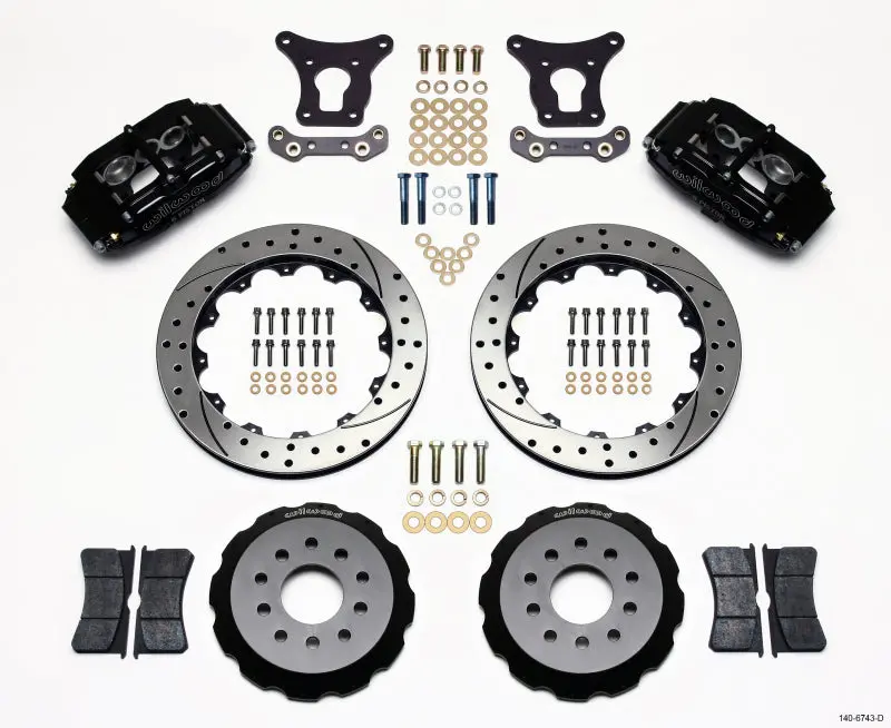 Wilwood Bnsl6 Front Kit 12.88In Drilled 93-97 Camaro/Firebird 1