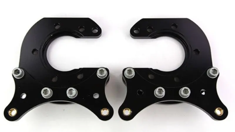 Wilwood Brackets (2) - Pro Street - Mopar/Dana - Green Snap Ring 2.36In Offset 1
