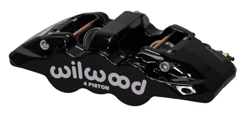 Wilwood Caliper-Aero4-R/H - Black 1.88/1.62In Pistons 1.25In Disc 1