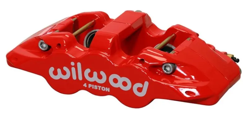 Wilwood Caliper-Aero4-R/H - Red 1.88/1.62In Pistons 1.25In Disc 1