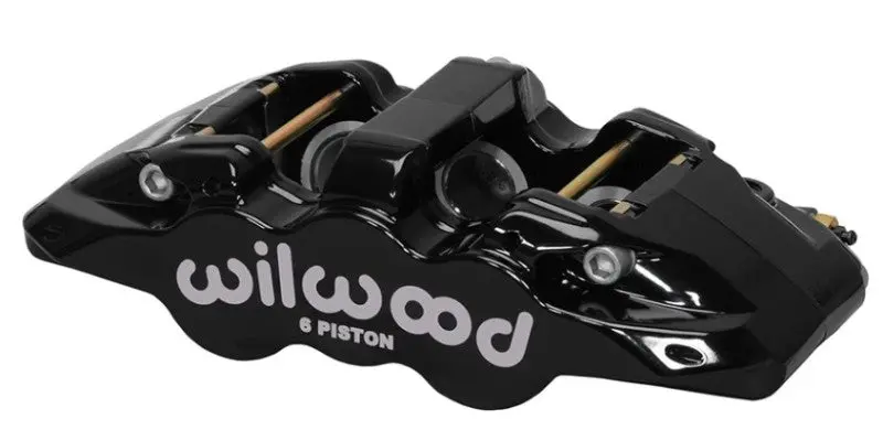 Wilwood Caliper-Aero6-R/H - Black 1.75/1.38/1.38In Pistons 1.25In Disc 1