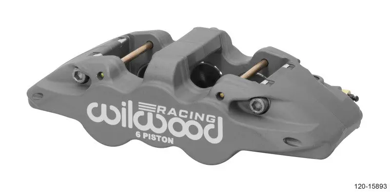 Wilwood Caliper-Aero6-R/H - Black Anodize (.80 Thk Pad) 1.75/1.38/1.38In Pistons .810In Disc 1