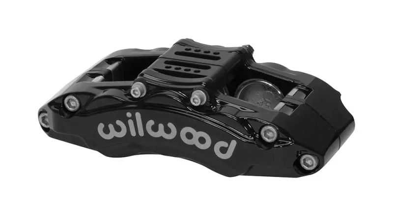 Wilwood Caliper - At6 Lug Mount Black 1.75In/1.38In/1.38In Piston .75In Rotor - Left Side 1
