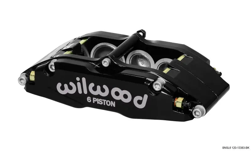 Wilwood Caliper-Bnsl6-Rh-Black 1.62/1.12/1.12In Pistons 1.10In Disc 1