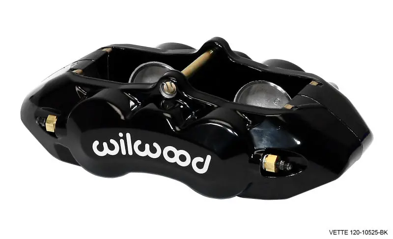 Wilwood Caliper-D8-4 Front Black 1.88In Pistons 1.25 Disc 1