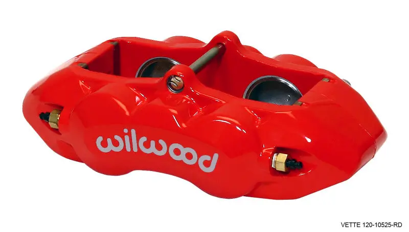 Wilwood Caliper-D8-4 Front Red 1.88In Pistons 1.25 Disc 1