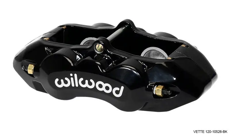 Wilwood Caliper-D8-4 Rear Black 1.38In Pistons 1.25In Disc 1