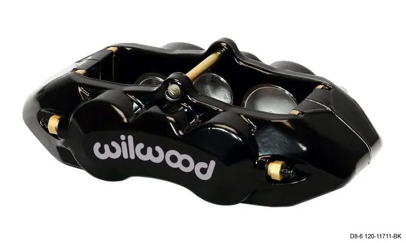 Wilwood Caliper-D8-6 R/H Front Black 1.88/1.38/1.25In Pistons 1.25In Disc 1