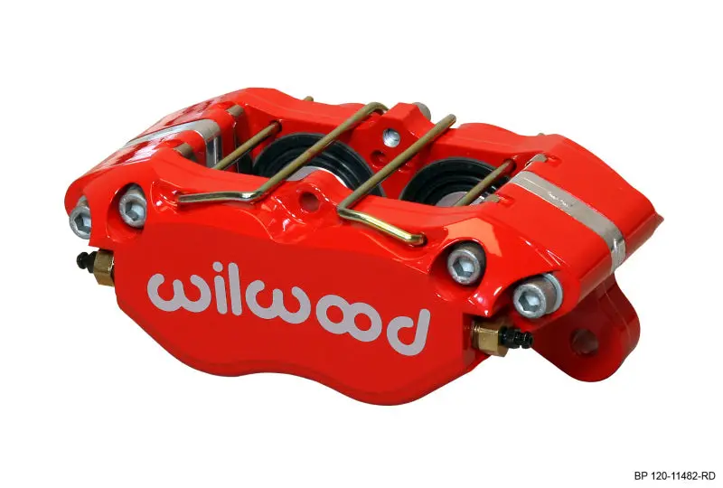 Wilwood Caliper-Dynapro Dust-Boot 5.25In Mount - Red 1.75In Pistons .81In Disc 1