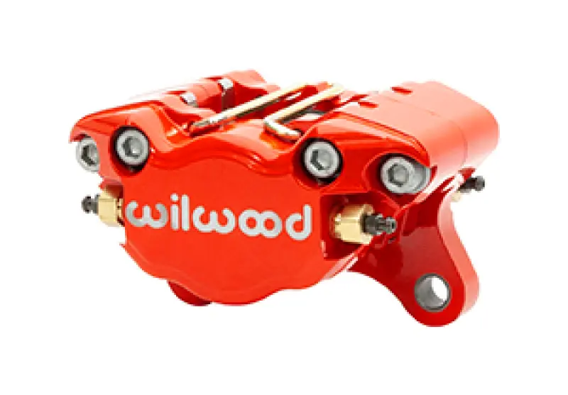 Wilwood Caliper-Dynapro Single 3.75In Mount 1.38In Pistons .38In Disc - Red 1