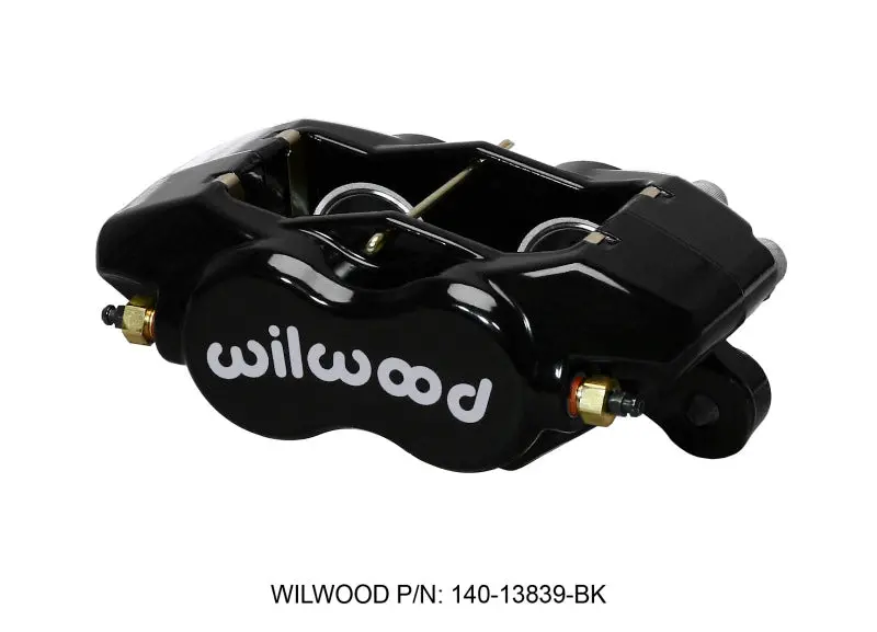 Wilwood Caliper-Forged Dynalite-Black 1.38In Pistons .81In Disc 1