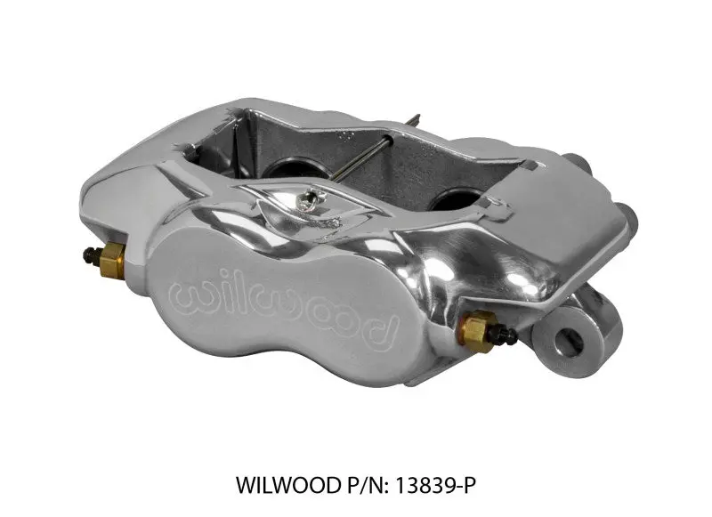 Wilwood Caliper-Forged Dynalite Polished 1.38In Pistons .81In Disc 1