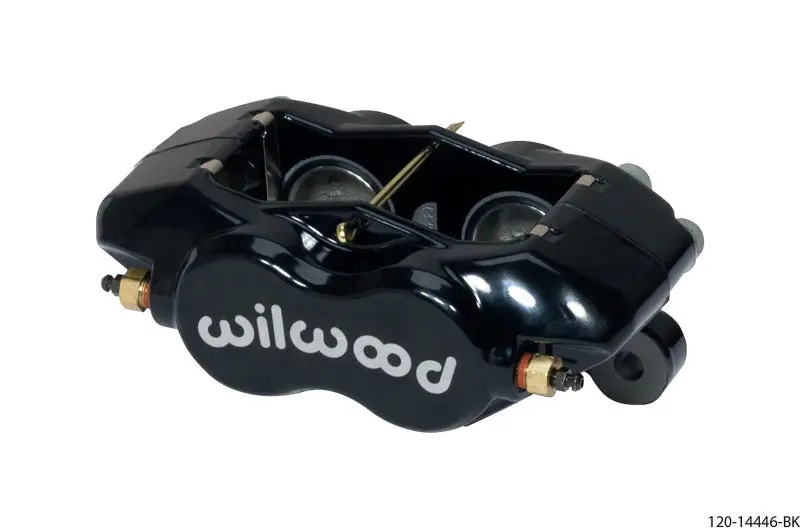 Wilwood Caliper-Forged Dynalite W/Dust Seal-Black 1.38In Pistons .81In Disc 1