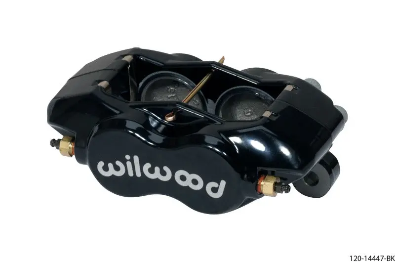 Wilwood Caliper-Forged Dynalite W/Dust Seal-Black 1.75In Pistons .81In Disc 1