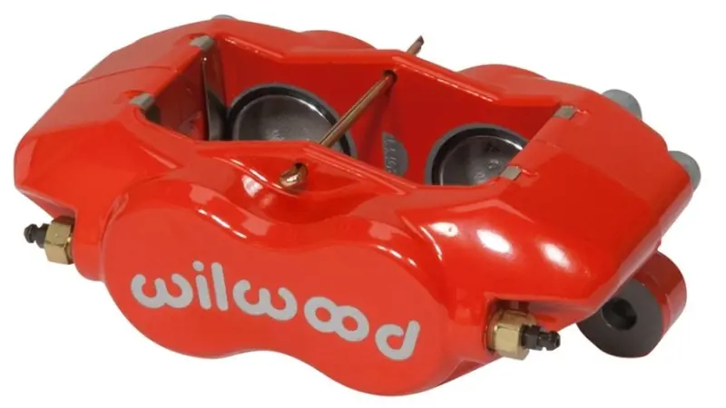 Wilwood Caliper-Forged Dynalite W/Dust Seal-Red 1.38In Pistons .81In Disc 1