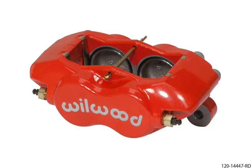Wilwood Caliper-Forged Dynalite W/Dust Seal-Red 1.75In Pistons .81In Disc 1