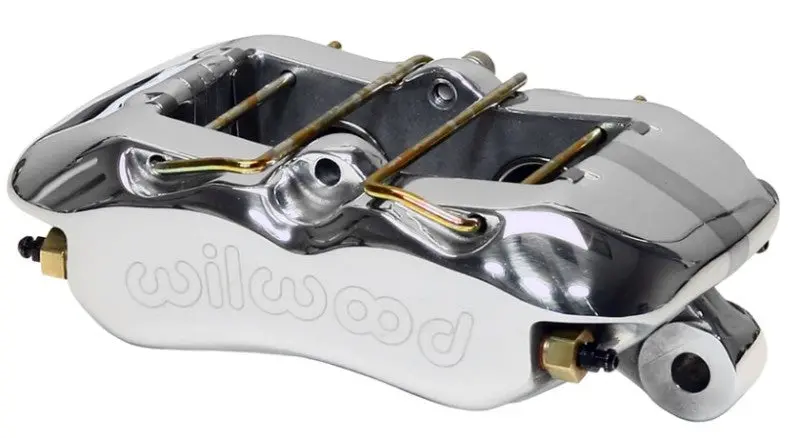 Wilwood Caliper-Forged Dynapro 4 5.25In Mount-Polish-Universal 1.38/1.38In Pistons .81In Disc 1