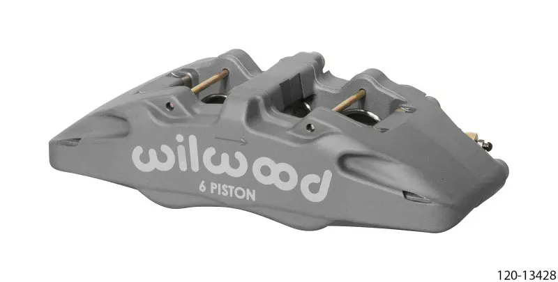 Wilwood Caliper-Forged Dynapro 6 5.25In Mount-Anodized-R/H 1.62/1.38In/1.38In Pistons .81In Disc 1