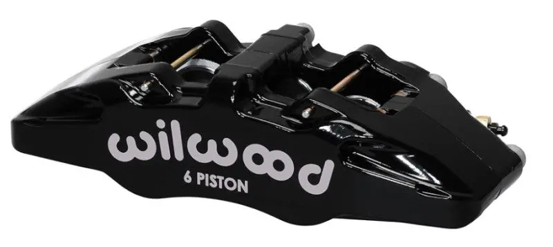Wilwood Caliper-Forged Dynapro 6 5.25In Mount-Red-R/H 1.62/1.38In/1.38In Pistons .81In Disc 1