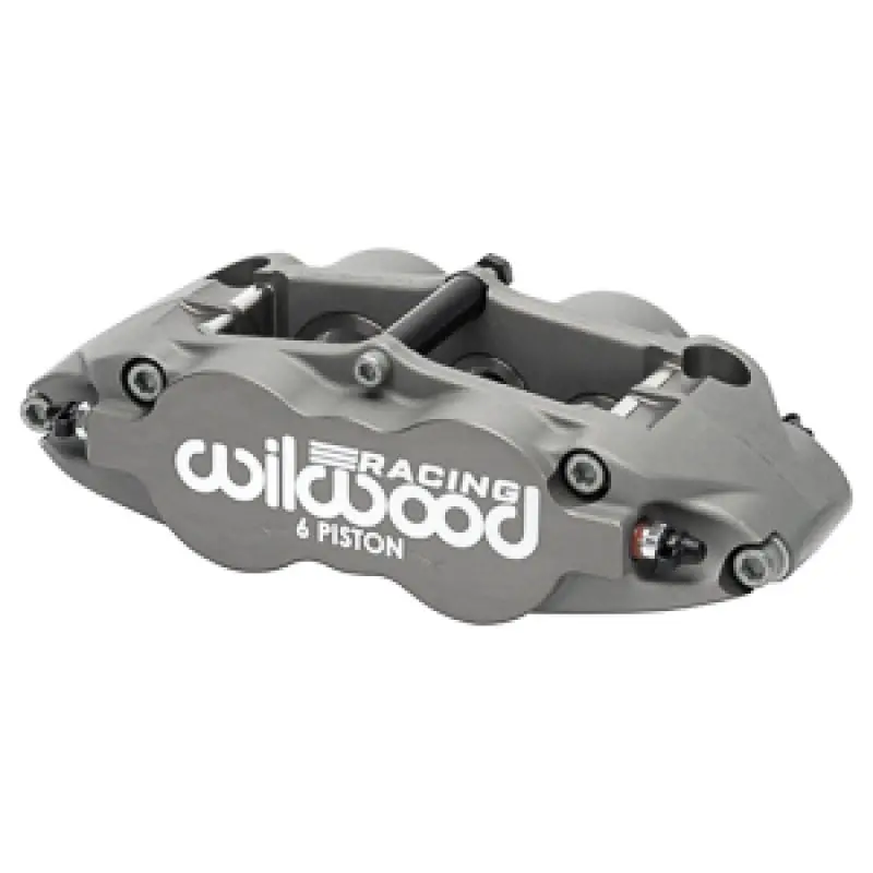 Wilwood Caliper Forged Narrow Superlite 6R R/H 1.62In/1.12In/1.12In Pistons .38In Rotor - Anodized 1