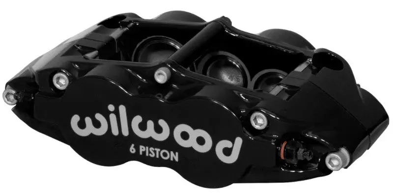 Wilwood Caliper-Forged Narrow Superlite 6R-R/H 1.75/1.25In/1.25In Pistons 1.25In Rotor - Black 1