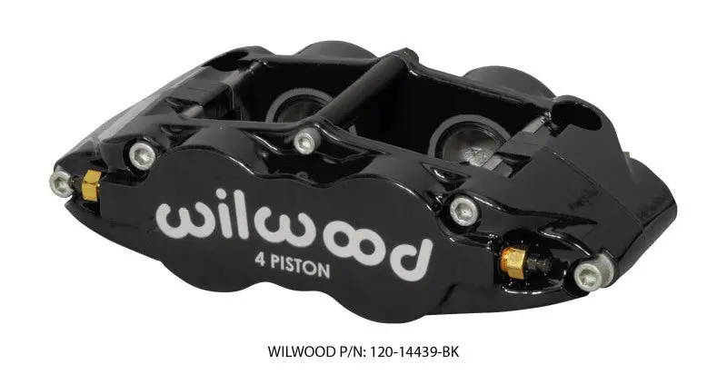 Wilwood Caliper Forged Narrow Superlite Fnsl4r-Ds Dust Seal 1.25/1.25 1.10In Rotor Width - Black 1