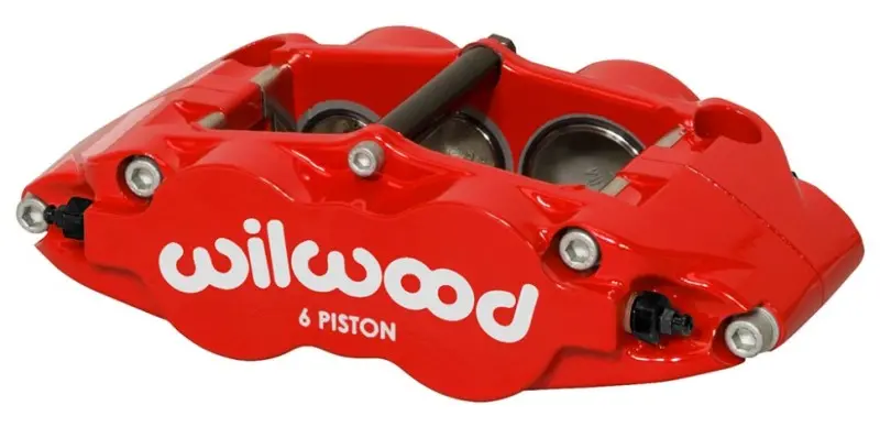 Wilwood Caliper Forged Narrow Superlite R/H Fnsl6r-Ds Dust Seal 1.62/1.12 1.10In Rotor Width - Red 1