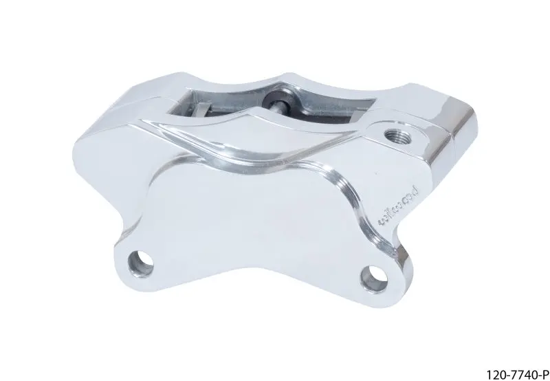 Wilwood Caliper-Gp310 Polished Rear 1.25In Pistons .25In Disc 1