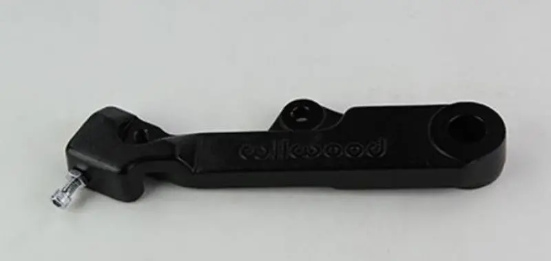 Wilwood Caliper Mounting Kit Black W/Bracket Gp300 1984-99 Softail 1