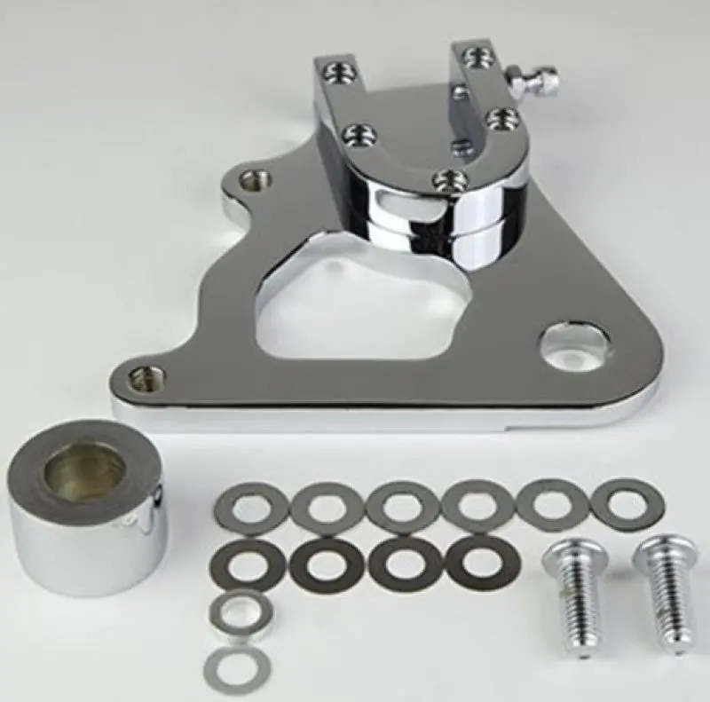 Wilwood Caliper Mounting Kit Chrome W/Bracket Gp310 1984-99 Dyna 1