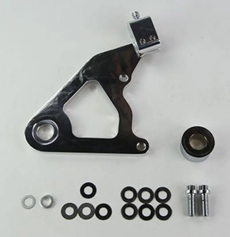 Wilwood Caliper Mounting Kit Polished W/Bracket Gp310 2000-Present Softail 1