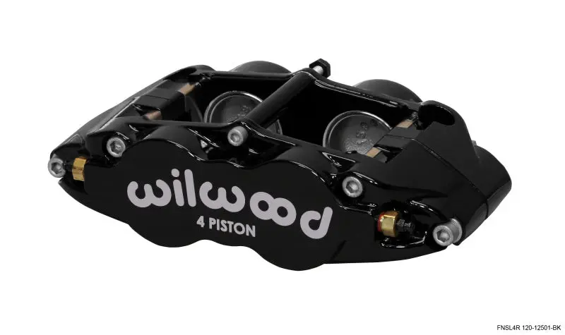 Wilwood Caliper-Narrow Superlite 4R - Black 1.75/1.75In Pistons 1.25In Disc 1
