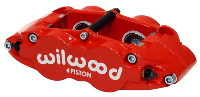 Wilwood Caliper-Narrow Superlite 4R - Red 1.12/1.12In Pistons 0.81In Disc 1