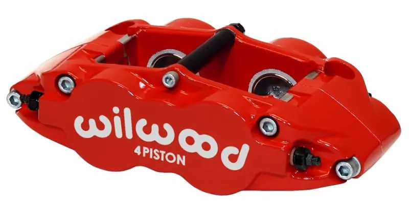 Wilwood Caliper-Narrow Superlite 4R - Red 1.75/1.75In Pistons 1.10In Disc 1