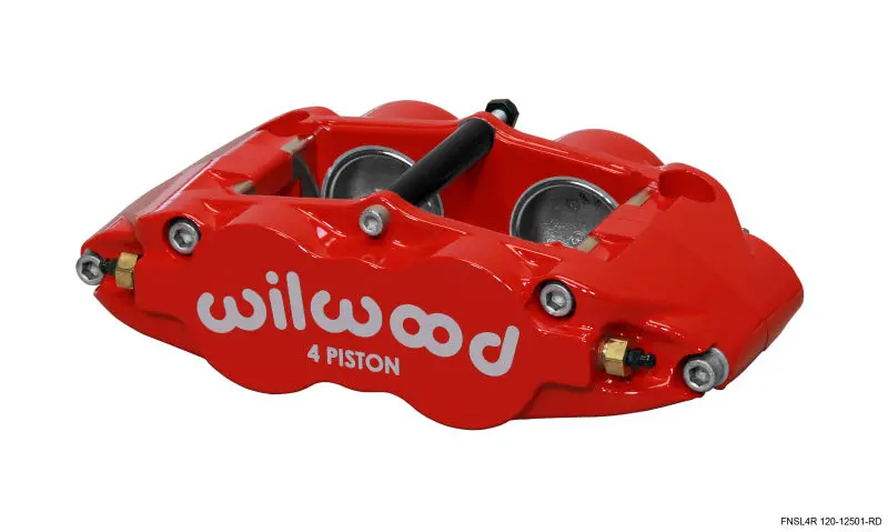 Wilwood Caliper-Narrow Superlite 4R - Red 1.75/1.75In Pistons 1.25In Disc 1