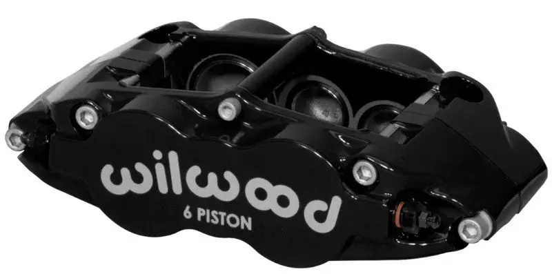 Wilwood Caliper-Narrow Superlite 6R-Lh - Black 1.38/1.12/1.12In Pistons 1.10In Disc 1
