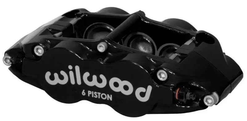 Wilwood Caliper-Narrow Superlite 6R-Lh - Black 1.62/1.12/1.12In Pistons 1.10In Disc 1