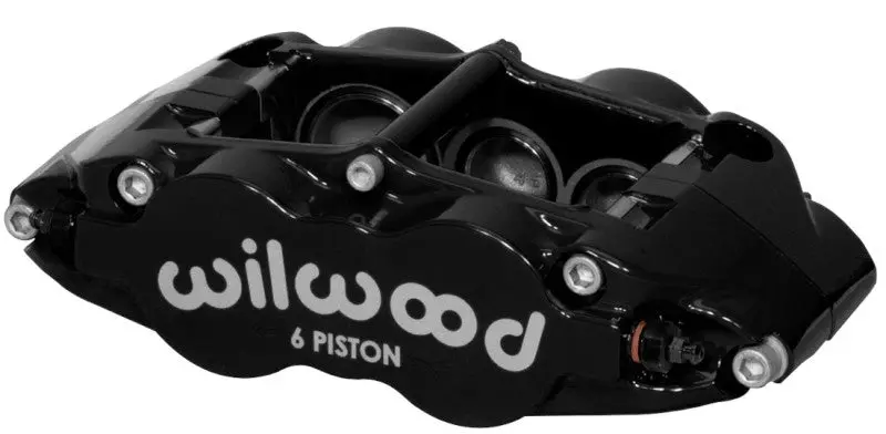 Wilwood Caliper-Narrow Superlite 6R-Rh - Black 1.38/1.12/1.12In Pistons 1.10In Disc 1