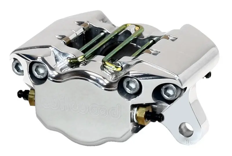 Wilwood Caliper-Polished Dynapro Single 3.75In Mount 1.75In Pistons .19In Disc Long Piston 1