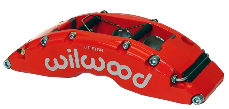 Wilwood Caliper-Tc6r-Red 1.75/1.38/1.38In Pistons 1.38In Disc 1