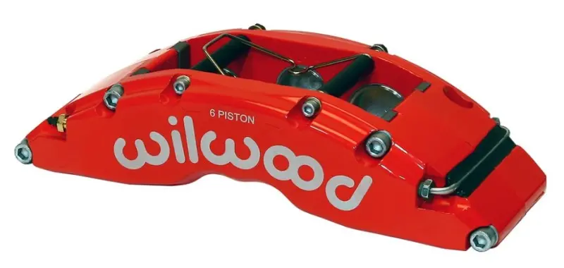 Wilwood Caliper-Tc6r-Red 1.75/1.38/1.38In Pistons 1.38In Disc 1