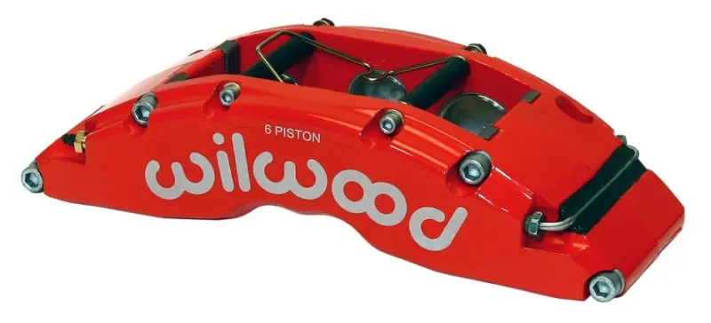 Wilwood Caliper-Tc6r-Red 1.88/1.62/1.62In Pistons 1.38In Disc 1