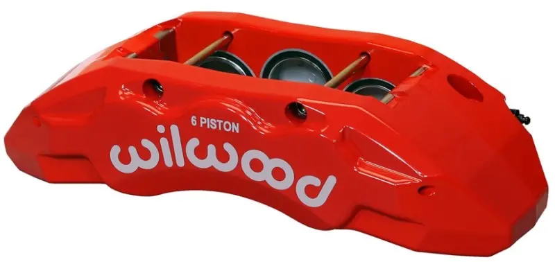 Wilwood Caliper-Tx6r- L/H - Red 1.75/1.62/1.62In Pistons 1.38In Disc 1