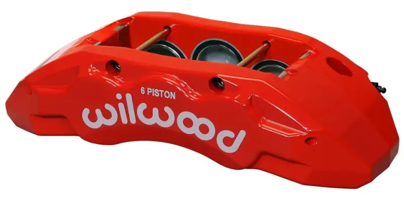 Wilwood Caliper-Tx6r- L/H - Red 2.00/1.88/1.88In Pistons 1.50In Disc 1