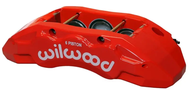 Wilwood Caliper-Tx6r- R/H - Red 1.75/1.62/1.62In Pistons 1.38In Disc 1