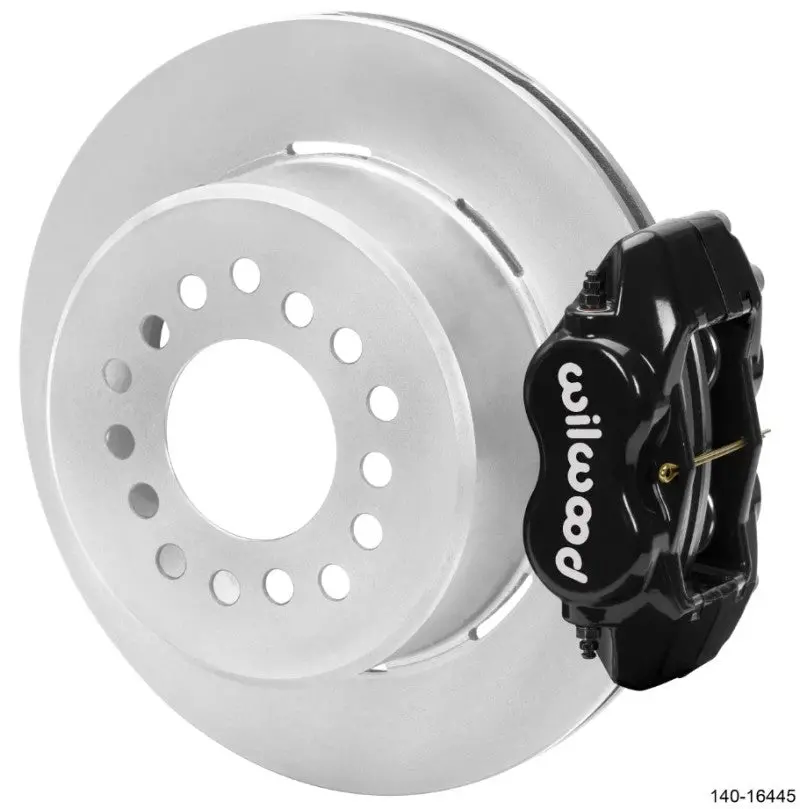 Wilwood Chevrolet 7-5/8In Rear Axle Dynalite Disc Brake Kit 12.19In Rotor -Black Caliper 1
