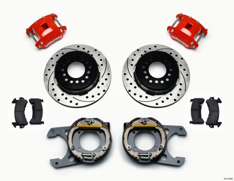 Wilwood Chevy C10 D154 Rear Parking Brake Kit - Black 1